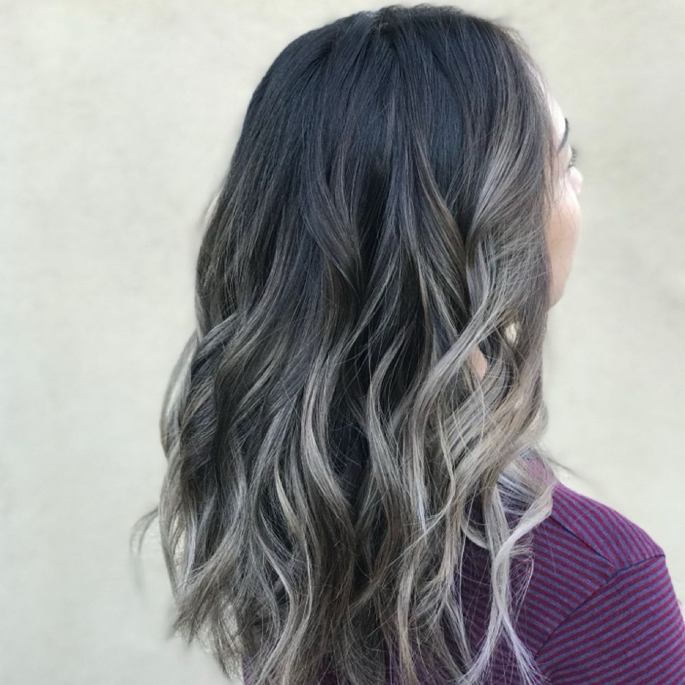 Silver balayage
