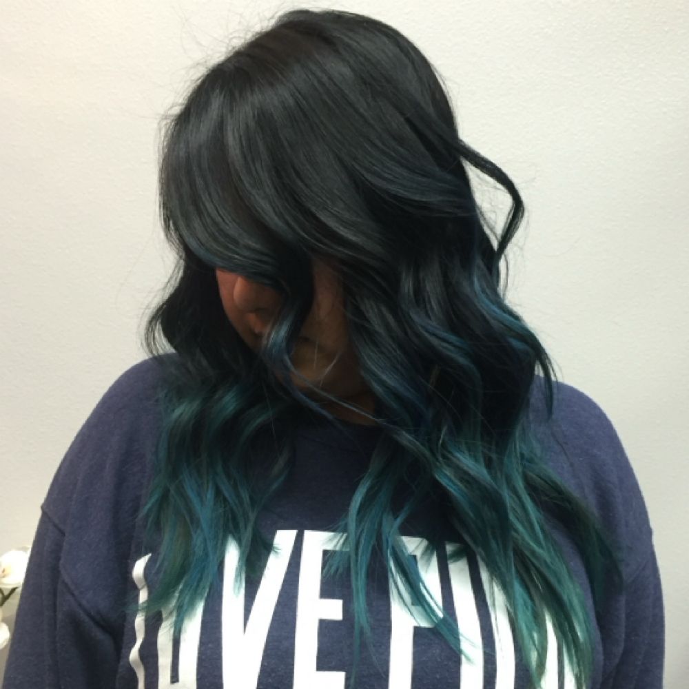 Emerald peekaboo color